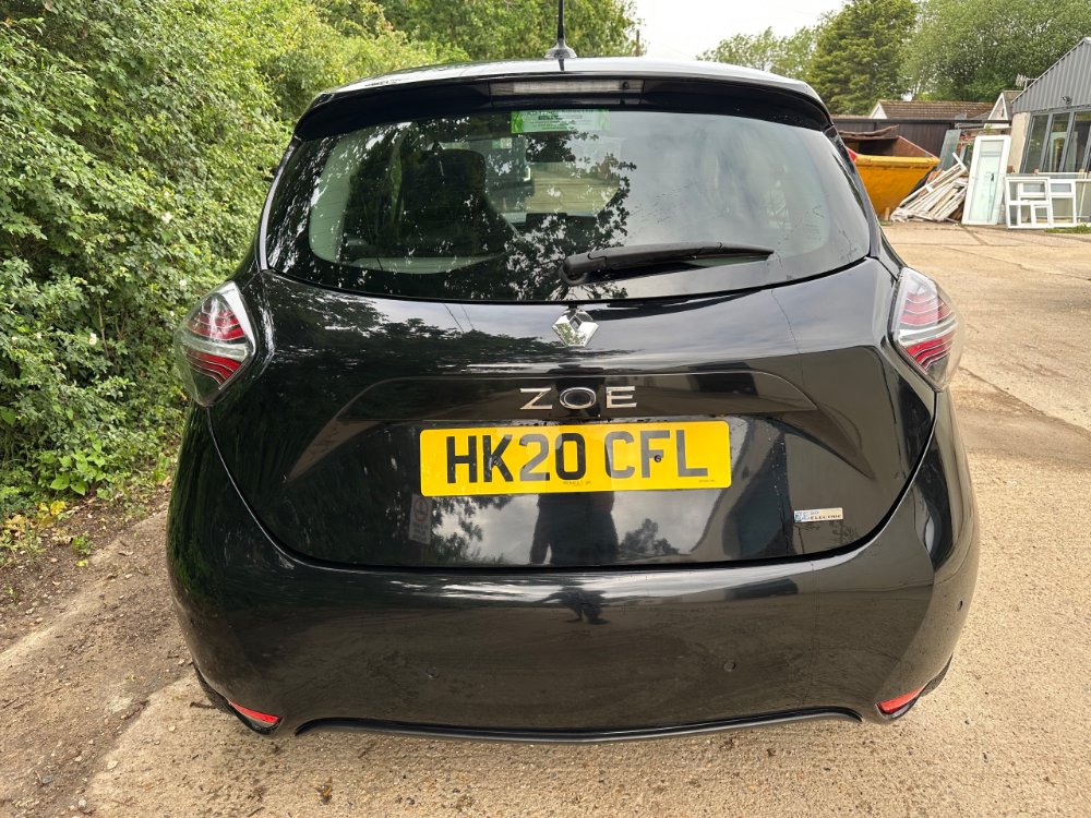 Black 2020 Renault Zoe R135 52kWh GT Line Hatchback 5dr Electric Auto i Rapid Charge 134 bhp in KD Trade Sales Ltd