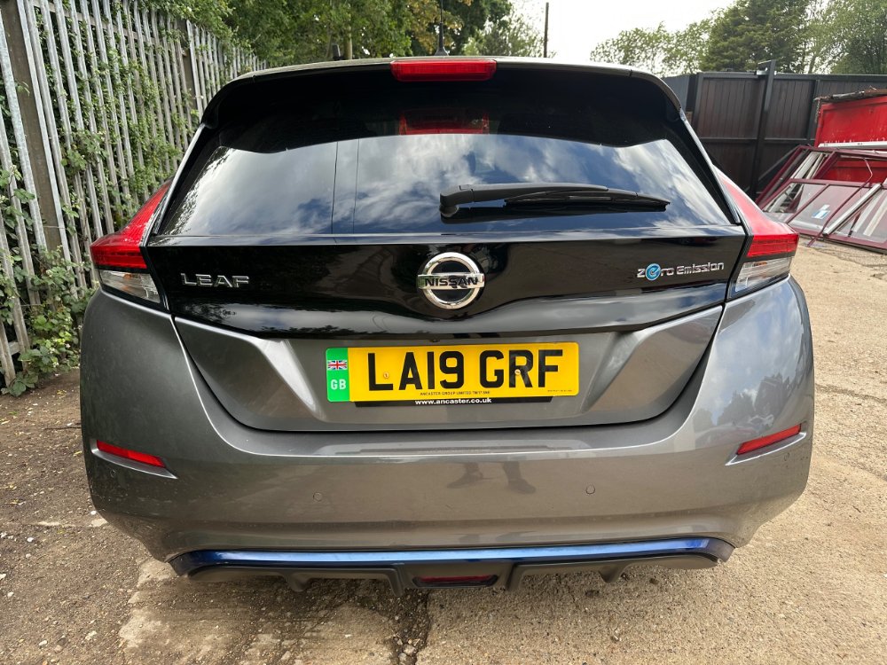 Grey 2019 Nissan LEAF 40kWh 3.Zero Hatchback 5dr Electric Auto 150 ps in KD Trade Sales Ltd