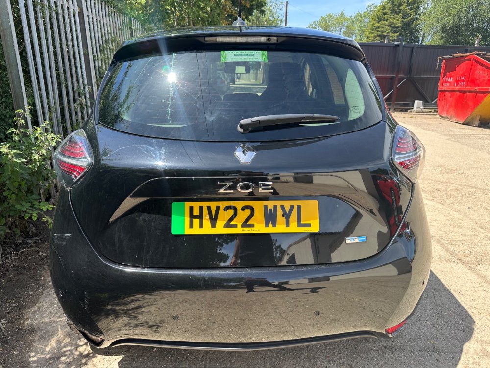 Black 2022 Renault Zoe R135 EV50 52kWh GT Line Hatchback 5dr Electric Auto Rapid Charge 134 bhp in Reigate