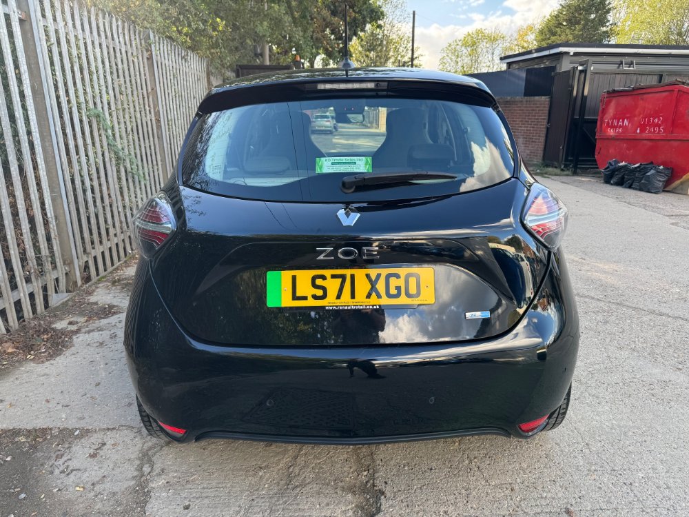 Black 2021 Renault Zoe R135 EV50 52kWh Iconic Hatchback 5dr Electric Auto Rapid Charge 134 bhp in Reigate