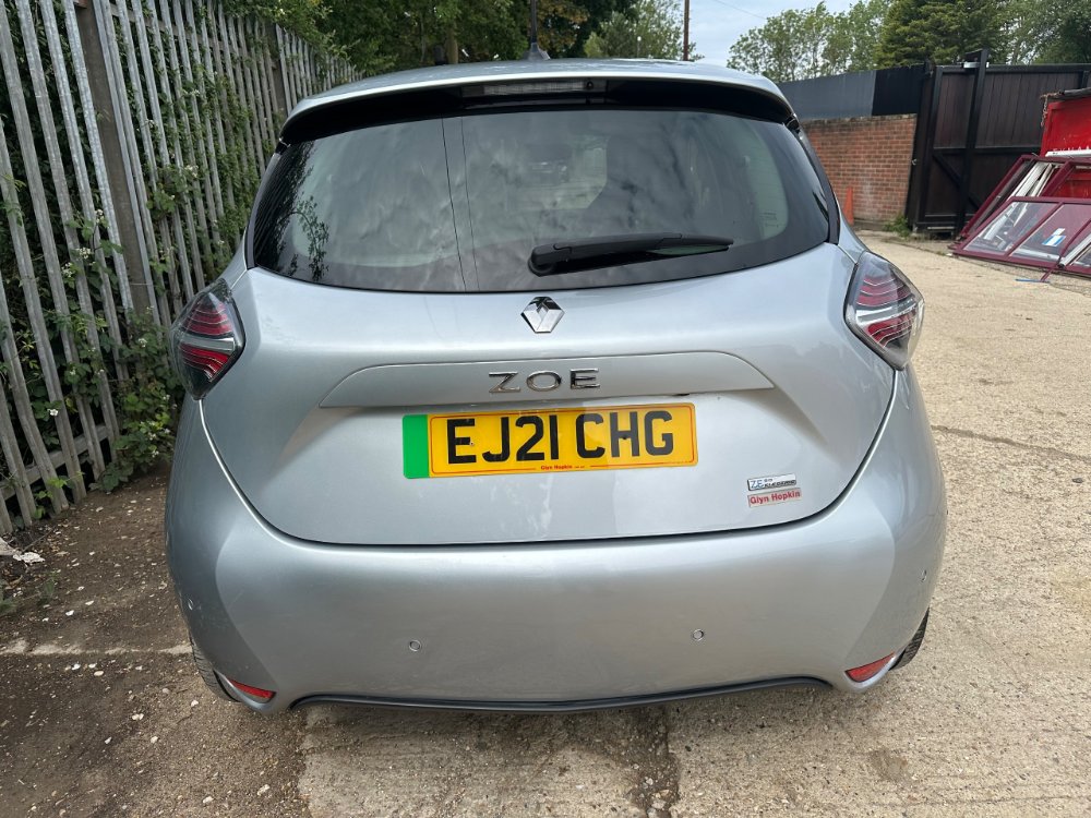 Grey 2021 Renault Zoe R135 52kWh GT Line Hatchback 5dr Electric Auto i Rapid Charge 134 bhp in KD Trade Sales Ltd