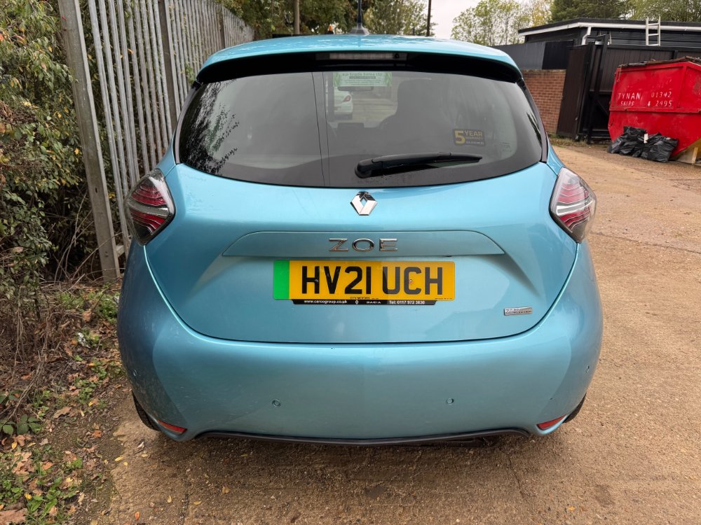 Blue 2021 Renault Zoe R135 52kWh GT Line Hatchback 5dr Electric Auto i Rapid Charge 134 bhp in Reigate
