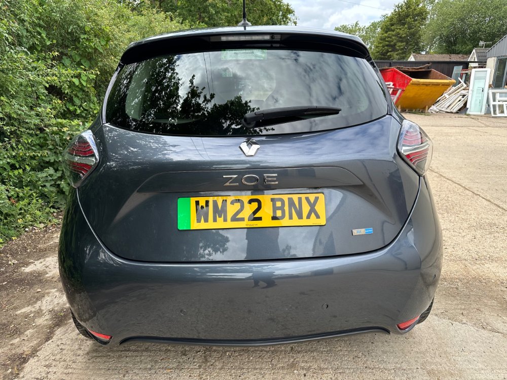 Grey 2022 Renault Zoe R135 EV50 52kWh GT Line Hatchback 5dr Electric Auto Rapid Charge 134 bhp in KD Trade Sales Ltd